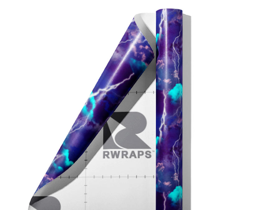 Thunderous Echoes Sky Wrap Film Sheets~Rwraps Series 914 Thunderous Echoes Sky Scrolled Sheet~3