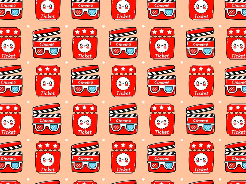 Tickets Please Movie Vinyl Wrap Pattern~Rwraps Series 914 Digitally Printed Vinyl Wrap~0