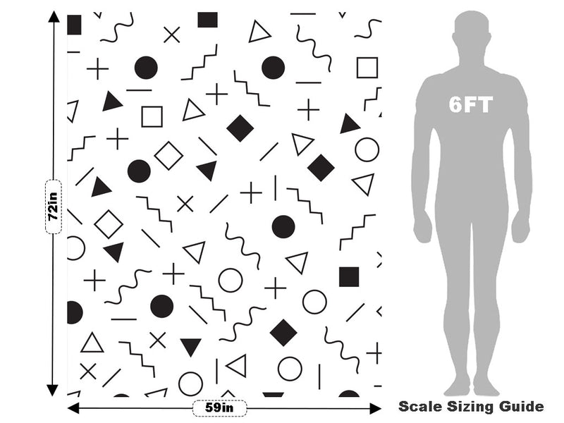 TicTacToe Champion Abstract Vehicle Wrap Scale~Rwraps Series 914 TicTacToe Champion Abstract Measurements~1