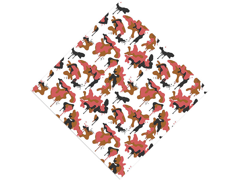 Tiger Graffiti Camouflage Vinyl Wrap Pattern