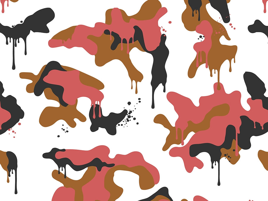 Tiger Graffiti Camouflage Vinyl Wrap Pattern~Rwraps Series 914 Digitally Printed Vinyl Wrap~0