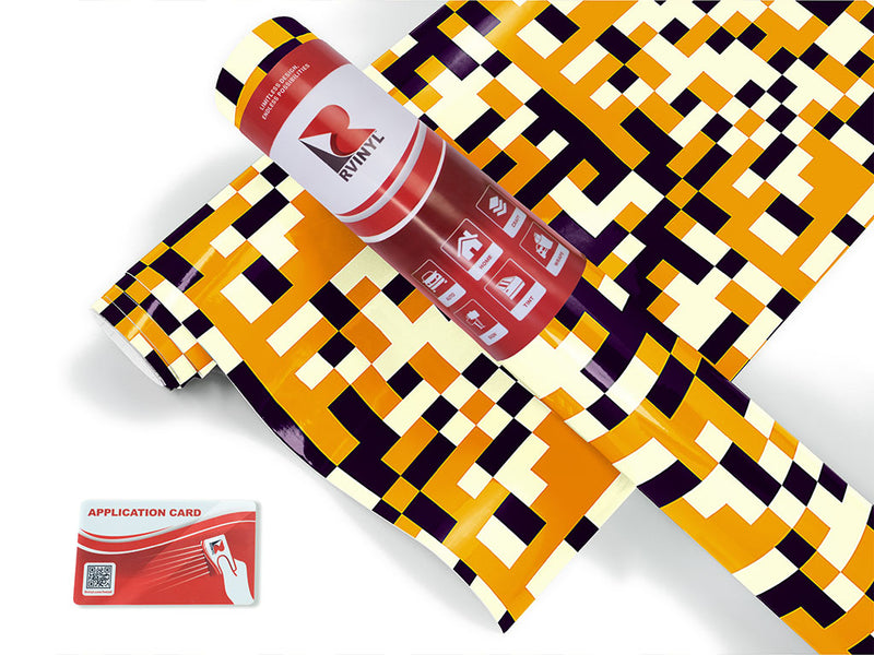 tiger stripe pixel Craft Vinyl Roll