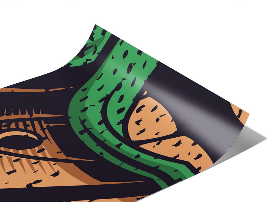 Tiki Time Floral Vinyl Wraps~Rwraps Series 914 Digitally Printed Vinyl Wrap~0