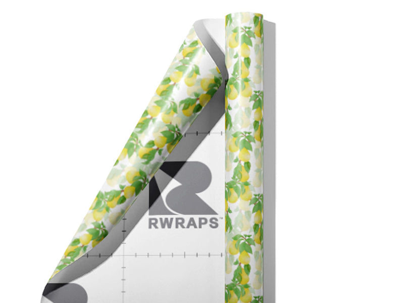 Timeless Anjou Fruit Wrap Film Sheets~Rwraps Series 914 Timeless Anjou Fruit Scrolled Sheet~3