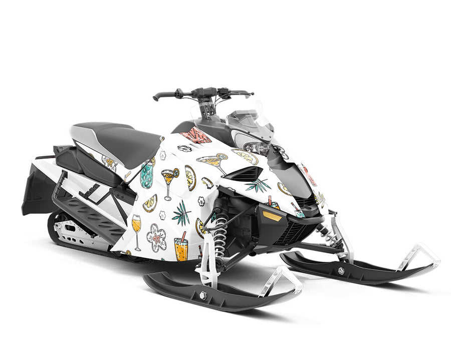 Tipsy Tropics Alcohol Custom Wrapped Snowmobile