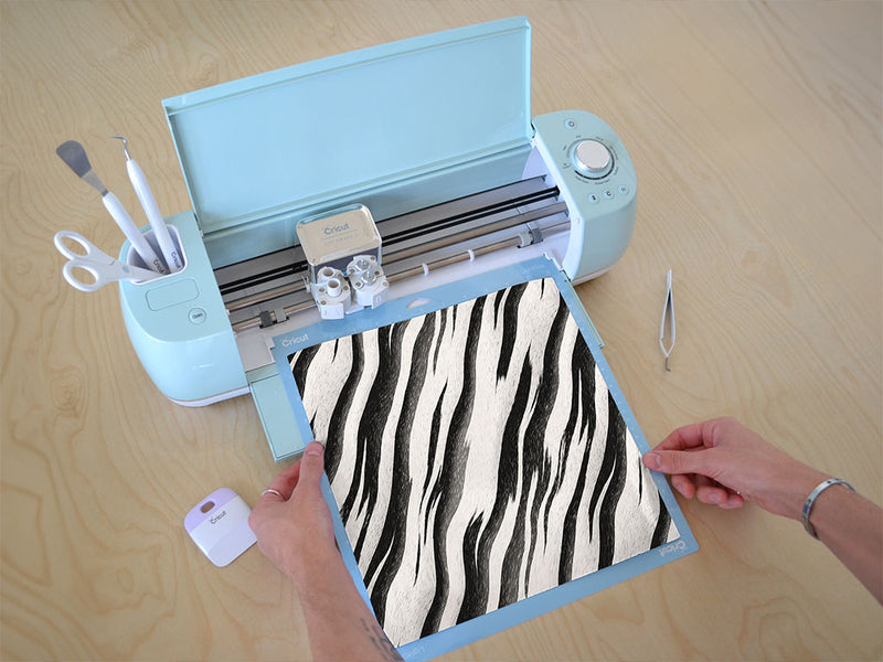 tipsy zebra animal print Cricut Compatible Vinyl