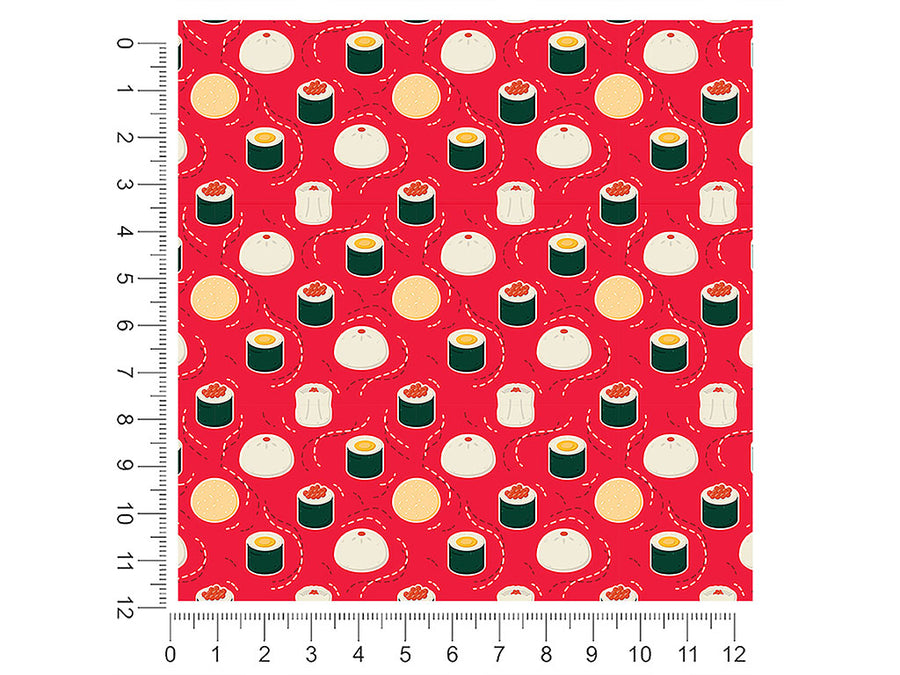 tobiko buns japanese 1ft x 1ft Craft Sheets