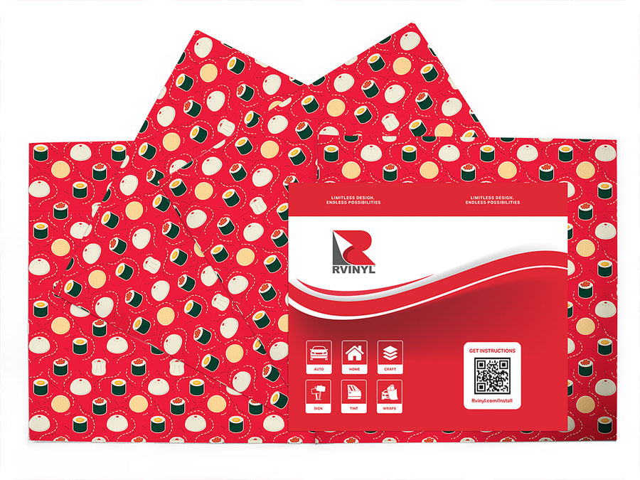 tobiko buns japanese Craft Vinyl Sheet Pack