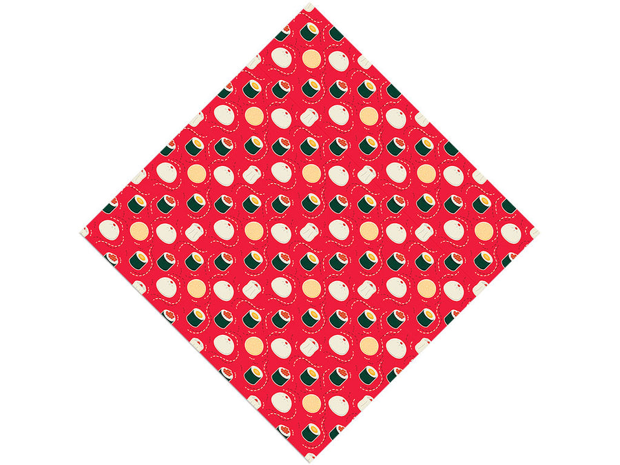 Tobiko Buns Food Vinyl Wrap Pattern