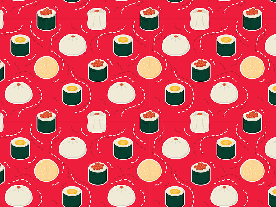 Tobiko Buns Food Vinyl Wrap Pattern~Rwraps Series 914 Digitally Printed Vinyl Wrap~0