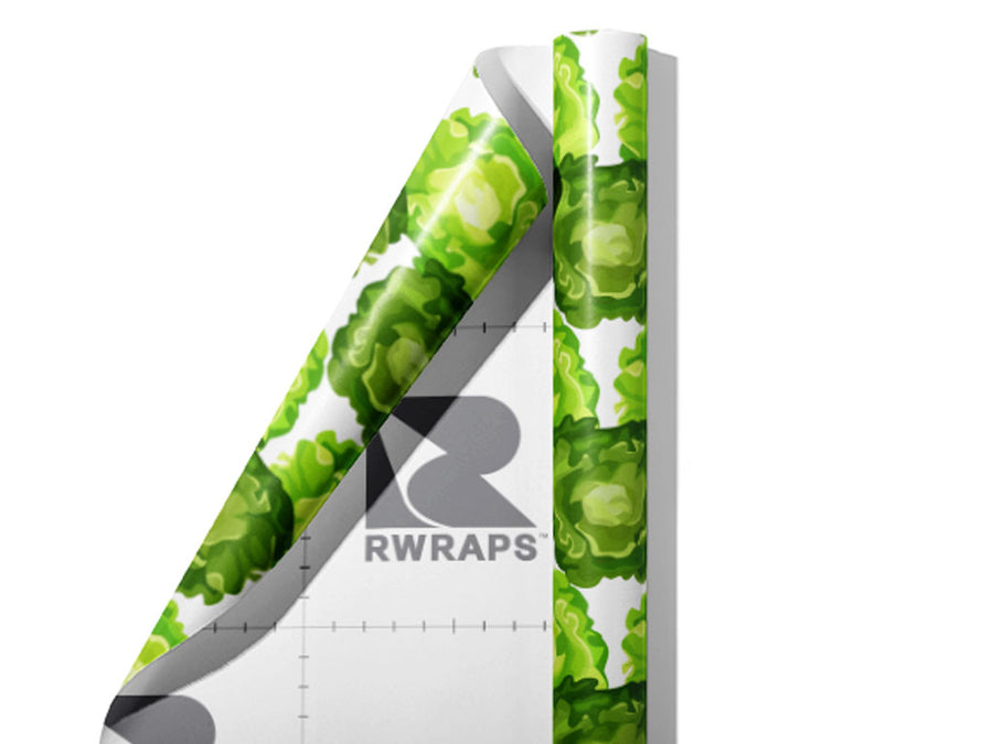 Tom Thumb Butterhead Vegetable Wrap Film Sheets~Rwraps Series 914 Tom Thumb Butterhead Vegetable Scrolled Sheet~3