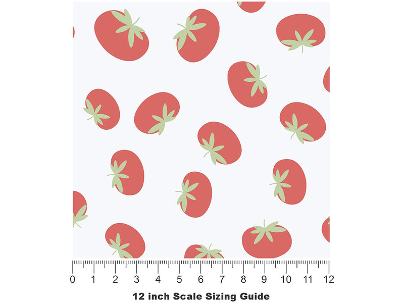 Tomato Time Gardening Vinyl Film Pattern Size 12 inch Scale~Rwraps Tomato Time Gardening Sizing Chart~2