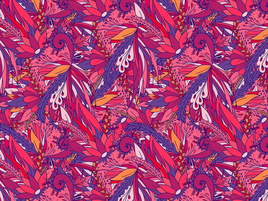Tomorrows Lies Floral Vinyl Wrap Pattern~Rwraps Series 914 Digitally Printed Vinyl Wrap~0