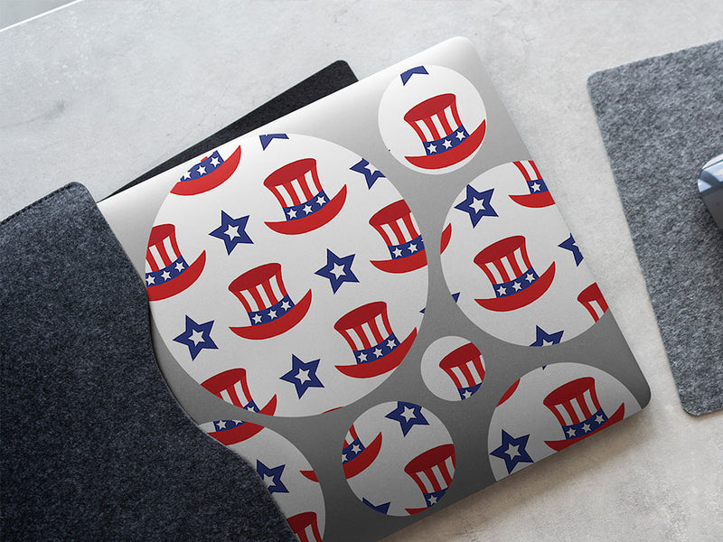 top hat DIY Laptop Stickers