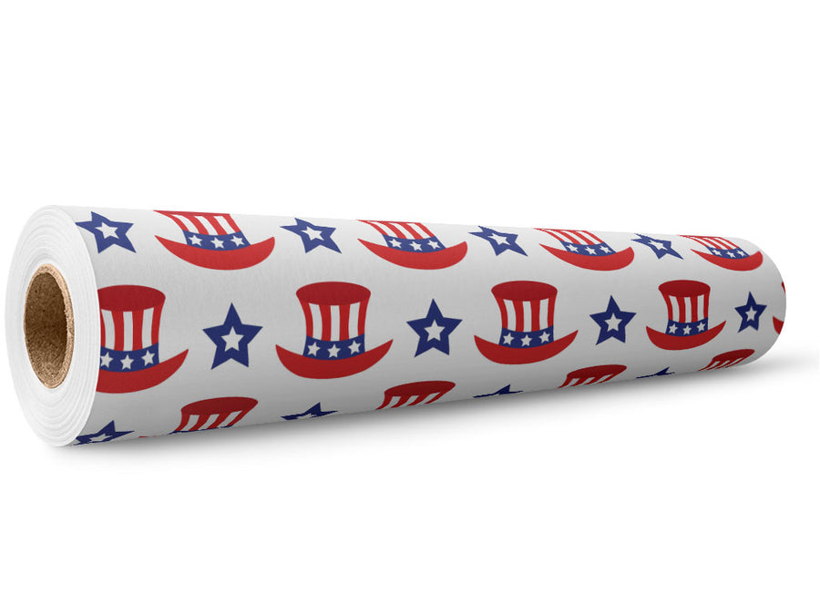 Top Hat Americana Wrap Film Wholesale Roll~Rwraps Series 914 Digitally Printed Vinyl Roll~5