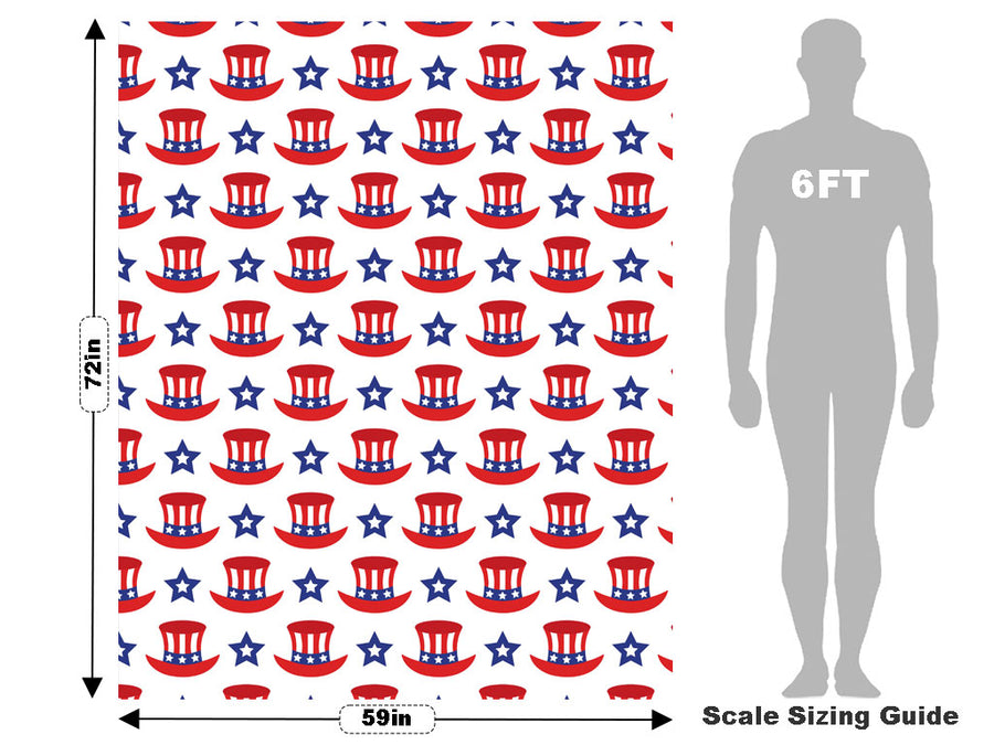 Top Hat Americana Vehicle Wrap Scale~Rwraps Series 914 Top Hat Americana Measurements~2