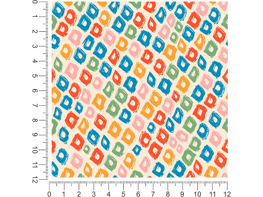 total excitement abstract geometric 1ft x 1ft Craft Sheets