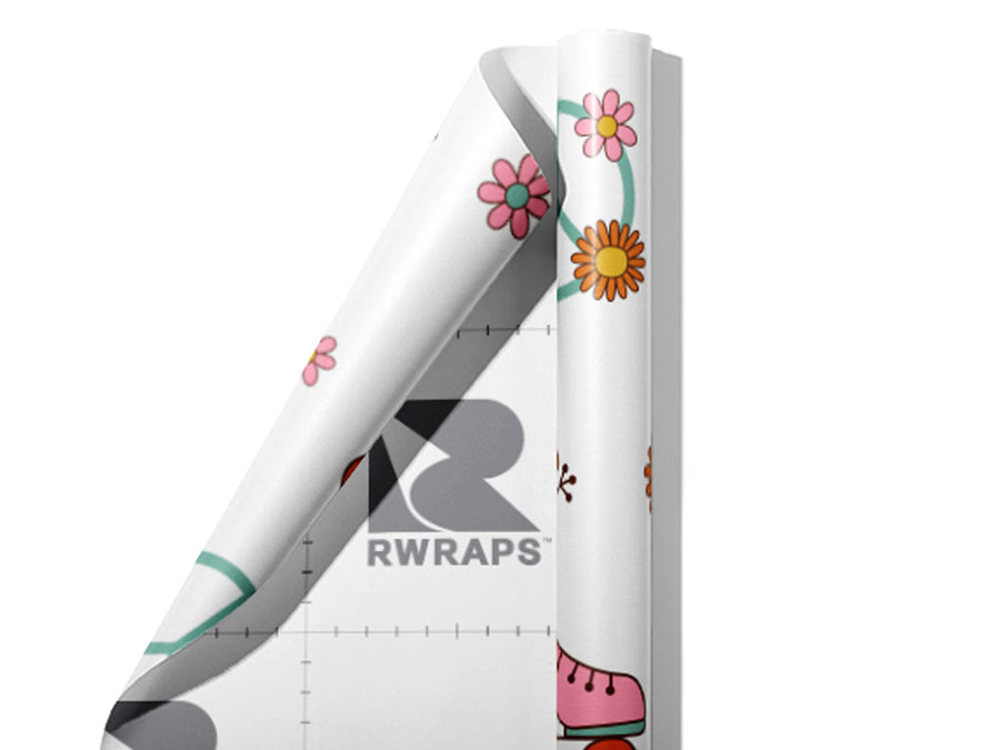 Totally Groovy Sport Wrap Film Sheets~Rwraps Series 914 Totally Groovy Sport Scrolled Sheet~3