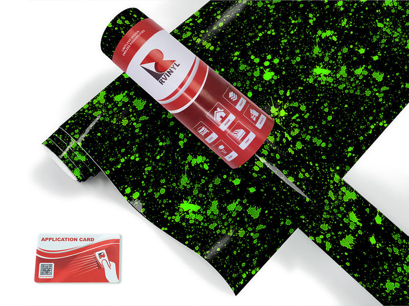 totally toxic paint splatter Craft Vinyl Roll