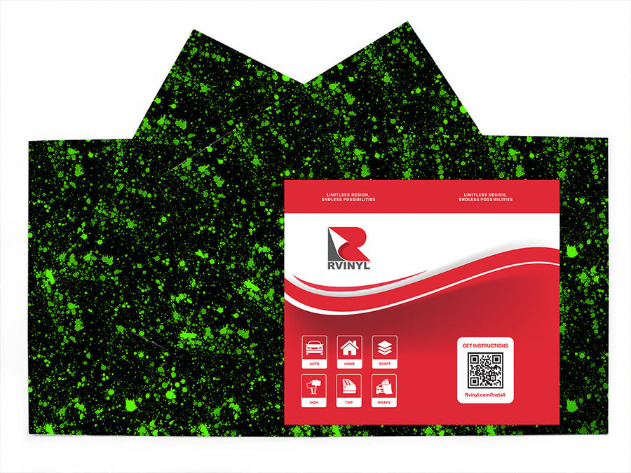 totally toxic paint splatter Craft Vinyl Sheet Pack