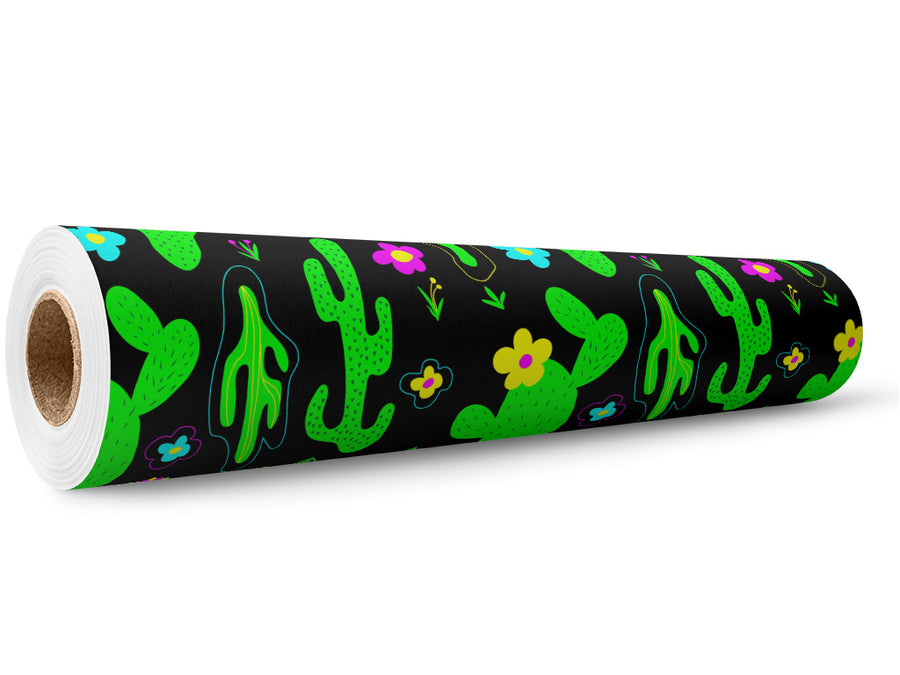Totally Trippy Cacti Wrap Film Wholesale Roll~Rwraps Series 914 Digitally Printed Vinyl Roll~5