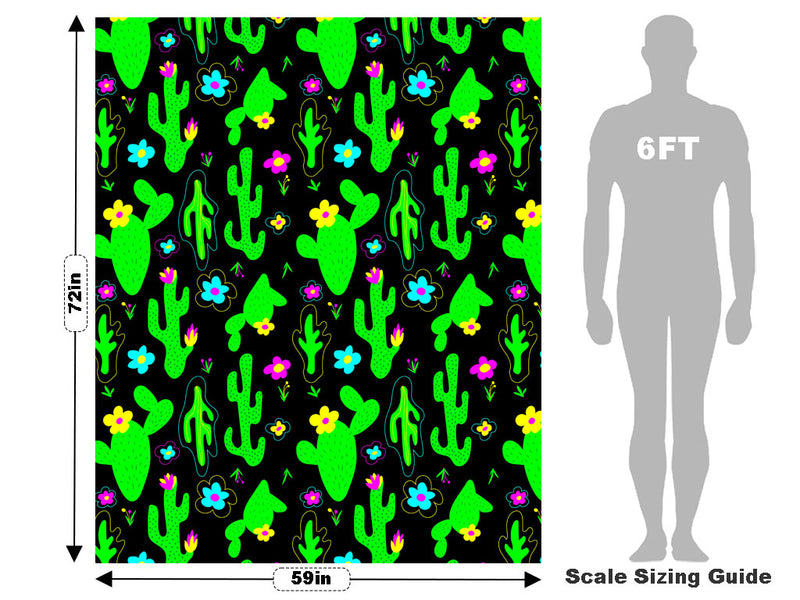 Totally Trippy Cacti Vehicle Wrap Scale~Rwraps Series 914 Totally Trippy Cacti Measurements~1