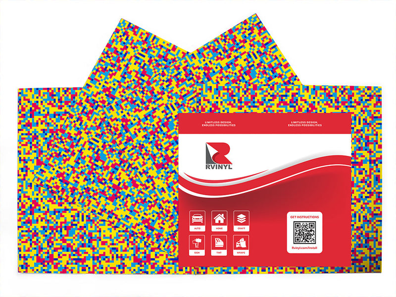 totally unmellow pixel Craft Vinyl Sheet Pack