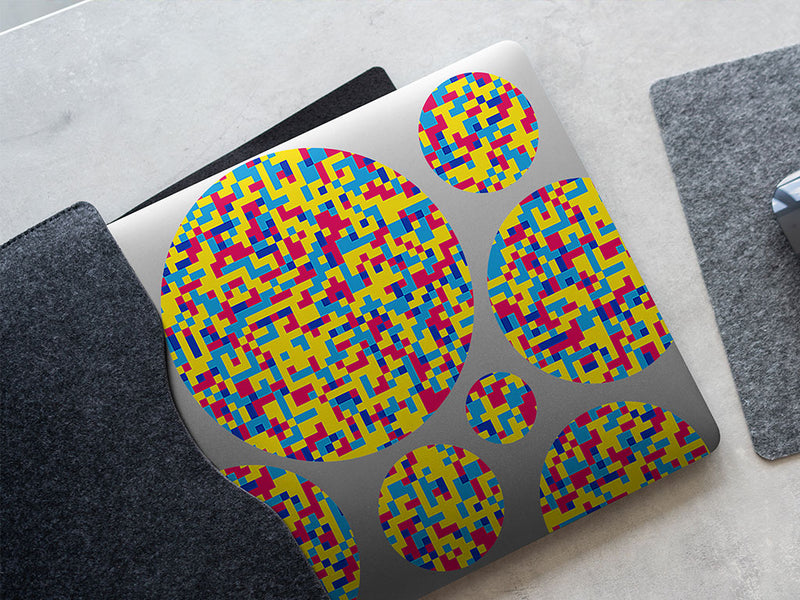 totally unmellow pixel DIY Laptop Stickers