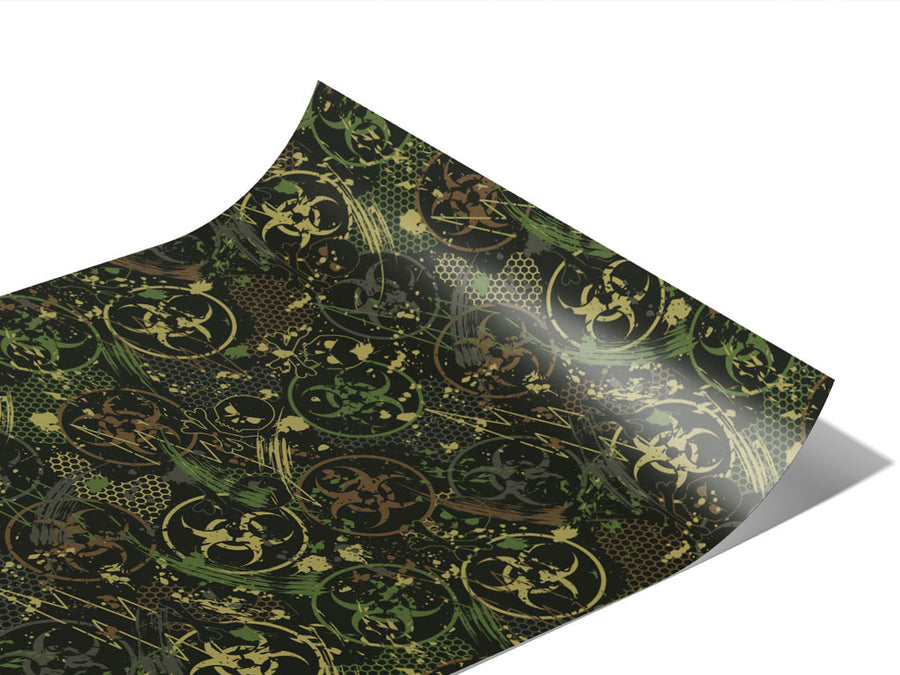 Toxic Green Graffiti Vinyl Wraps~Rwraps Series 914 Digitally Printed Vinyl Wrap~1