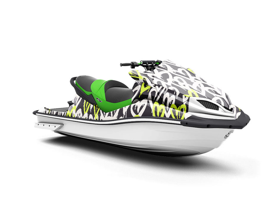 Toxic Health Graffiti Jet Ski Vinyl Customized Wrap