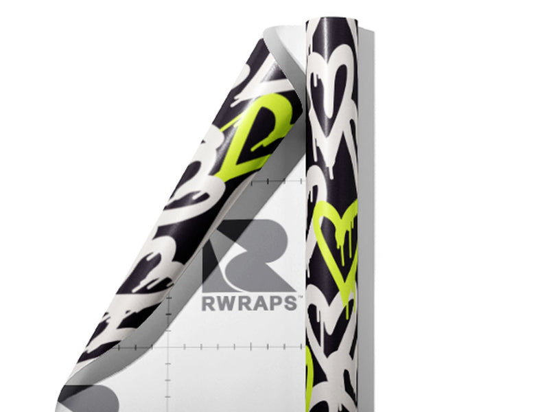 Toxic Health Graffiti Wrap Film Sheets~Rwraps Series 914 Toxic Health Graffiti Scrolled Sheet~4