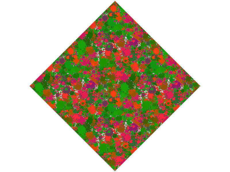 Toxic Sludge Paint Splatter Vinyl Wrap Pattern