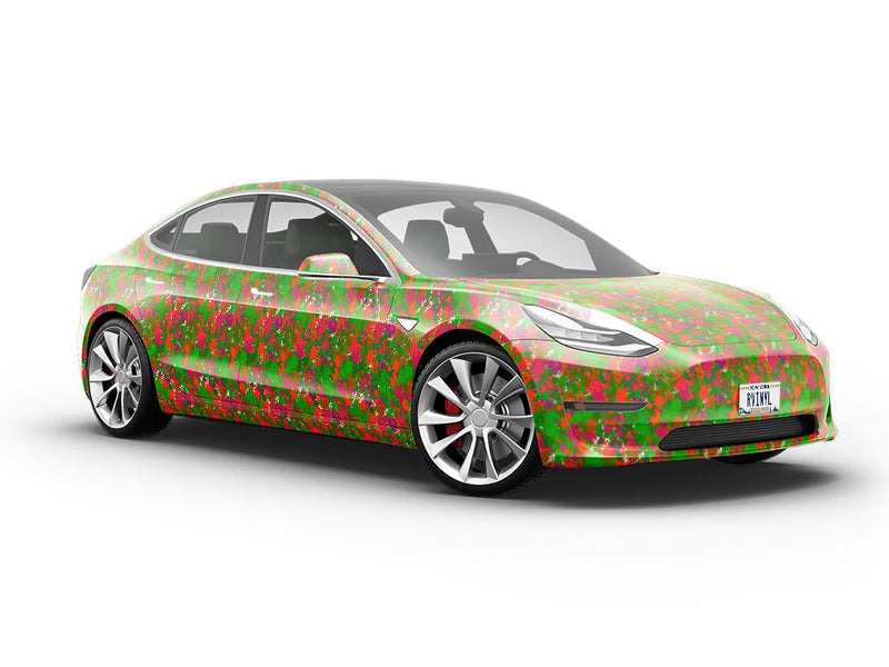Toxic Sludge Paint Splatter Vehicle Vinyl Wrap