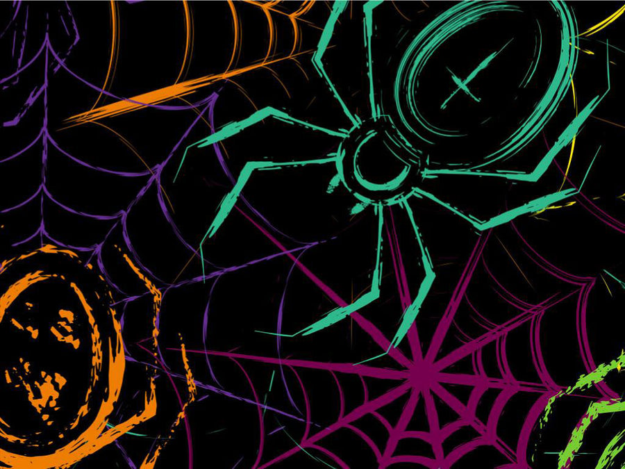 Toxic Spiders Graffiti Vinyl Wrap Pattern~Rwraps Series 914 Digitally Printed Vinyl Wrap~0