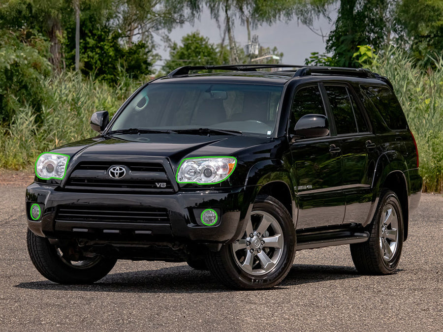 toyota 4runner 2006-2009 Headlight Protection Installation Location