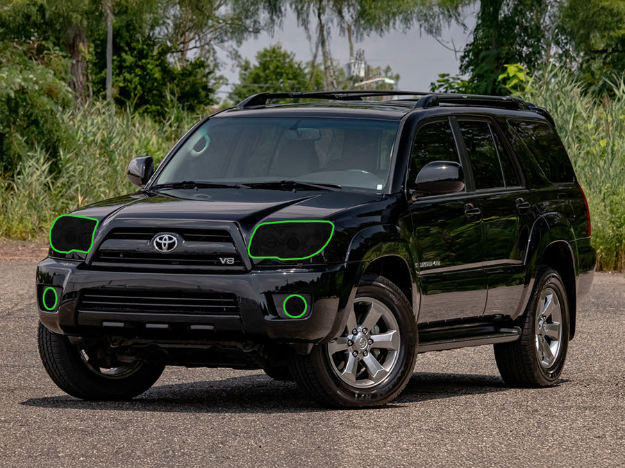 toyota 4runner 2006-2009 Headlight Tint Location