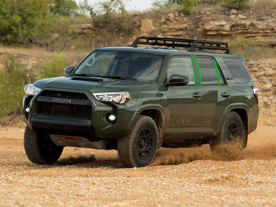 toyota 4runner 2010-2023 Pillar Post Trim Installation Location
