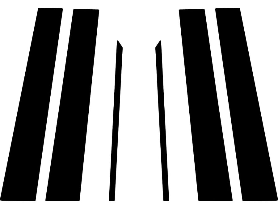 toyota 4runner 2010-2023 Camo Pillar Trim Diagram