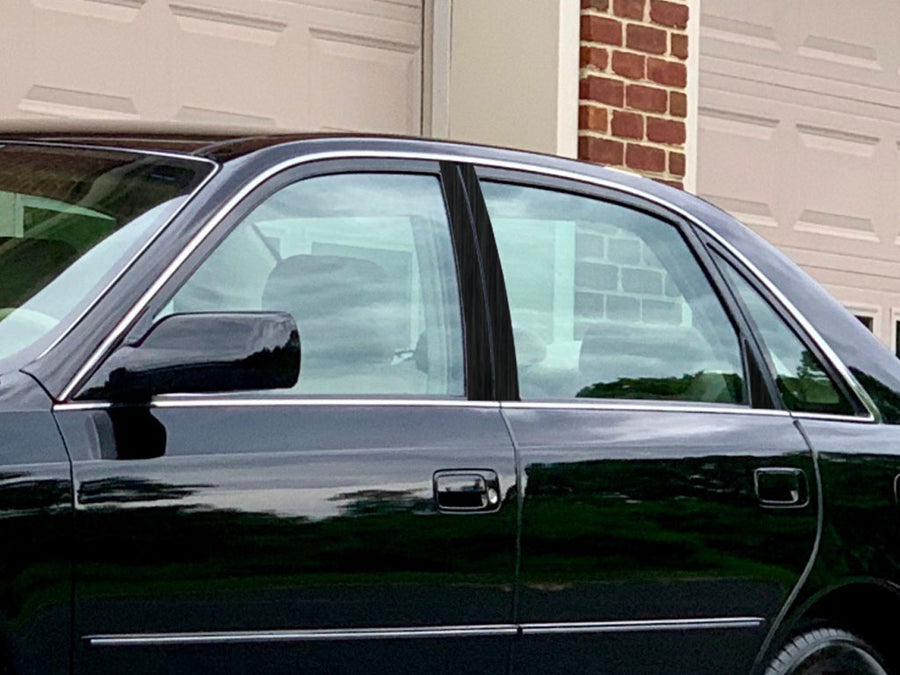 toyota avalon 2000-2004 Brushed Aluminum Black Pillar Cover Diagram