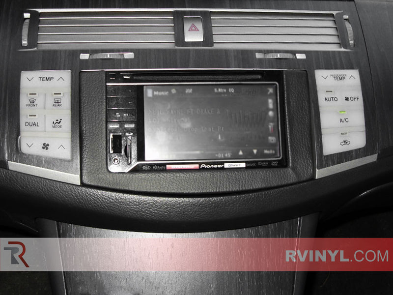 Toyota Avalon 2005 2009 Dash Kits~Ebony Blackwood Custom Dash Kits~2