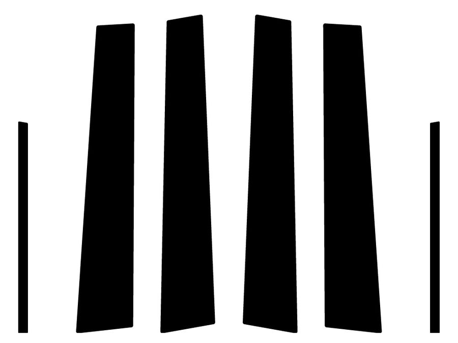 toyota avalon 2005-2012 Camo Pillar Trim Diagram