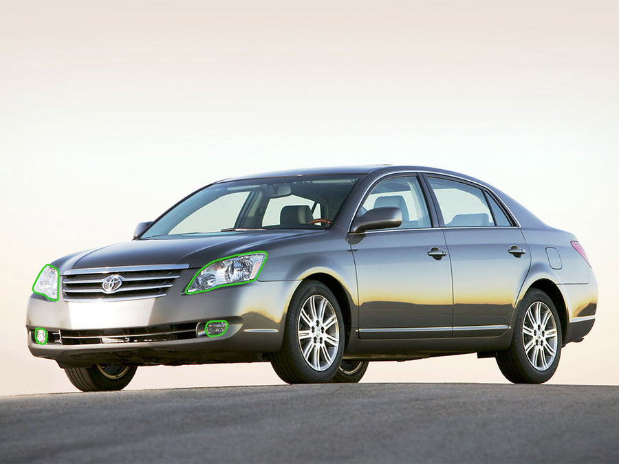 toyota avalon 2008-2010 Headlight Protection Installation Location