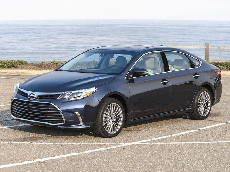 toyota avalon 2013-2018 Brushed Aluminum Black Pillar Trim