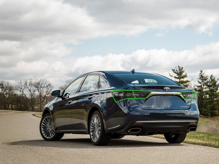 avalon Tail Light Tint Installation Points