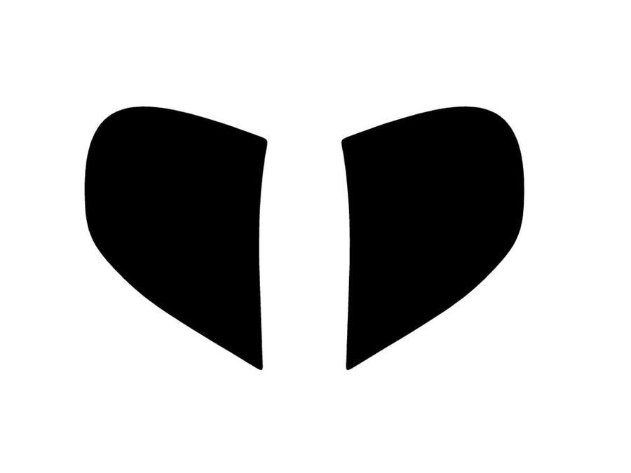 camry Precut Tail Light Tint Diagram