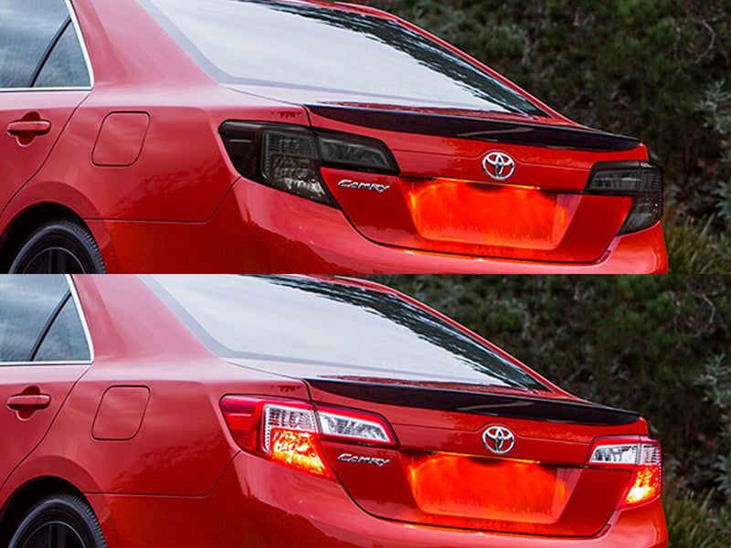 camry Before and After Smoked Taillights