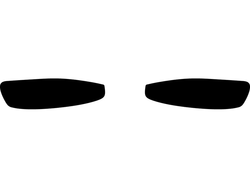 celica (coupe) Precut Tail Light Tint Diagram