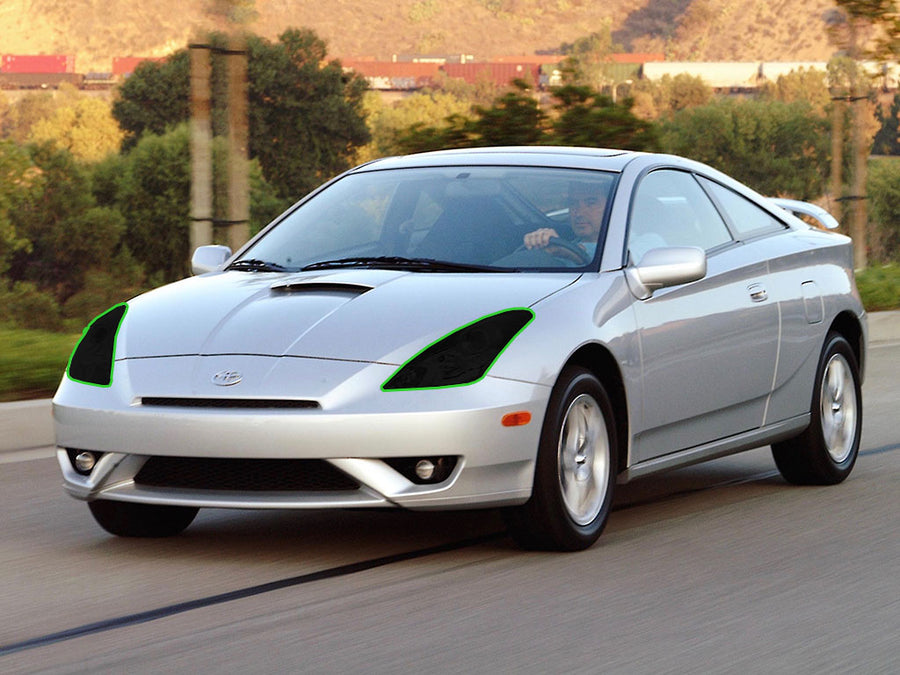 toyota celica 2000-2005 Headlight Tint Location
