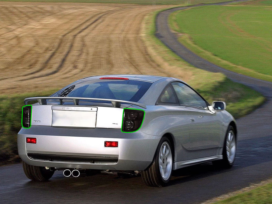 celica Tail Light Tint Installation Points