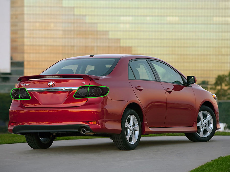 corolla Tail Light Tint Installation Points